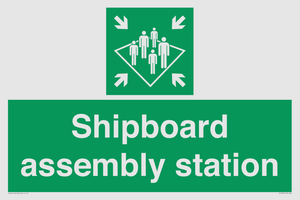 Shipboard assembly station